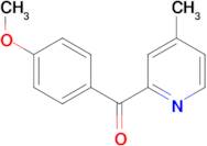 2-(4-Methoxybenzoyl)-4-methylpyridine