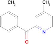 2-(3-Methylbenzoyl)-4-methylpyridine