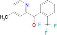 4-Methyl-2-(2-trifluoromethylbenzoyl)pyridine