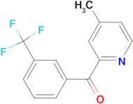 4-Methyl-2-(3-trifluoromethylbenzoyl)pyridine