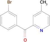 2-(3-Bromobenzoyl)-4-methylpyridine