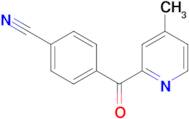 2-(4-Cyanobenzoyl)-4-methylpyridine