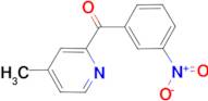 4-Methyl-2-(3-nitrobenzoyl)pyridine