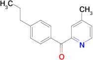 4-Methyl-2-(4-propylbenzoyl)pyridine