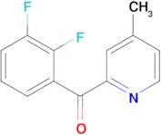 2-(2,3-Difluorobenzoyl)-4-methylpyridine