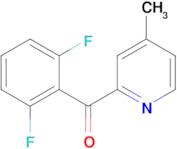 2-(2,6-Difluorobenzoyl)-4-methylpyridine