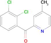 2-(2,3-Dichlorobenzoyl)-4-methylpyridine