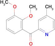 2-(2,3-Dimethoxybenzoyl)-4-methylpyridine