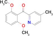 2-(2,6-Dimethoxybenzoyl)-4-methylpyridine