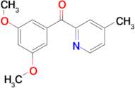 2-(3,5-Dimethoxybenzoyl)-4-methylpyridine