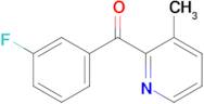 2-(3-Fluorobenzoyl)-3-methylpyridine