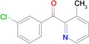 2-(3-Chlorobenzoyl)-3-methylpyridine