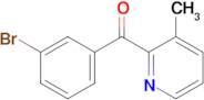 2-(3-Bromobenzoyl)-3-methylpyridine