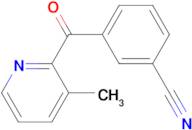 2-(3-Cyanobenzoyl)-3-methylpyridine