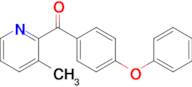 3-Methyl-2-(4-phenoxybenzoyl)pyridine