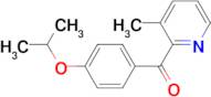 2-(4-Isopropoxybenzoyl)-3-methylpyridine