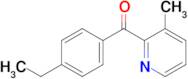 2-(4-Ethylbenzoyl)-3-methylpyridine