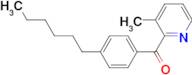 2-(4-Hexylbenzoyl)-3-methylpyridine