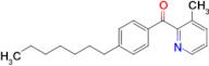 2-(4-Heptylbenzoyl)-3-methylpyridine