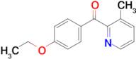 2-(4-Ethoxybenzoyl)-3-methylpyridine