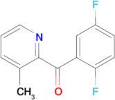 2-(2,5-Difluorobenzoyl)-3-methylpyridine