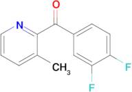 2-(3,4-Difluorobenzoyl)-3-methylpyridine