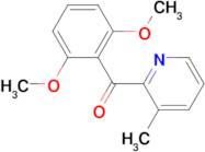 2-(2,6-Dimethoxybenzoyl)-3-methylpyridine