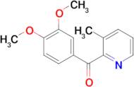 2-(3,4-Dimethoxybenzoyl)-3-methylpyridine