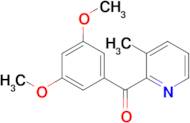 2-(3,5-Dimethoxybenzoyl)-3-methylpyridine