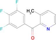 3-Methyl-2-(3,4,5-trifluorobenzoyl)pyridine