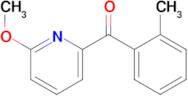 2-(2-Methylbenzoyl)-6-methoxypyridine