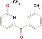 2-(3-Methylbenzoyl)-6-methoxypyridine