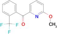 6-Methoxy-2-(2-trifluoromethylbenzoyl)pyridine