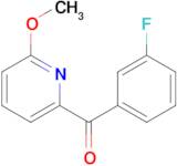 2-(3-Fluorobenzoyl)-6-methoxypyridine