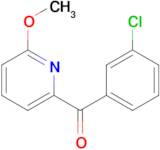 2-(3-Chlorobenzoyl)-6-methoxypyridine