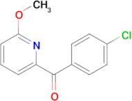 2-(4-Chlorobenzoyl)-6-methoxypyridine