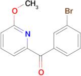 2-(3-Bromobenzoyl)-6-methoxypyridine