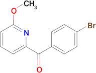 2-(4-Bromobenzoyl)-6-methoxypyridine