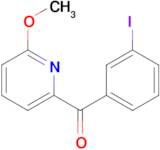 2-(3-Iodobenzoyl)-6-methoxypyridine