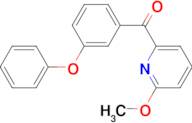 6-Methoxy-2-(3-phenoxybenzoyl)pyridine