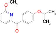 2-(4-Isopropoxybenzoyl)-6-methoxypyridine