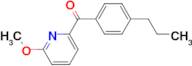 6-Methoxy-2-(4-propylbenzoyl)pyridine