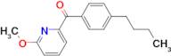 2-(4-Butylbenzoyl)-6-methoxypyridine