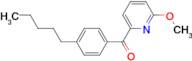 6-Methoxy-2-(4-pentylbenzoyl)pyridine