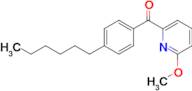 2-(4-Hexylbenzoyl)-6-methoxypyridine