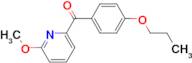 6-Methoxy-2-(4-propoxybenzoyl)pyridine
