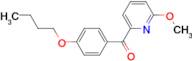 2-(4-Butoxybenzoyl)-6-methoxypyridine