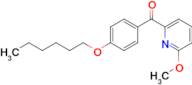 2-(4-Hexyloxybenzoyl)-6-methoxypyridine