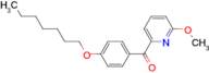 2-(4-Heptyloxybenzoyl)-6-methoxypyridine