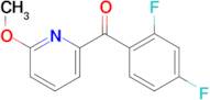 2-(2,4-Difluorobenzoyl)-6-methoxypyridine